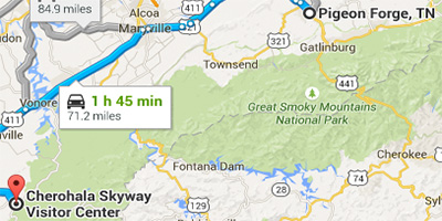 Cherohala Skyway Map